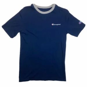 Champion - Blue Shirt with Logo